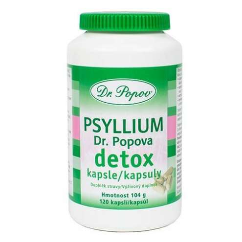 Psyllium Dr. Popova DETOX 120 kapslí